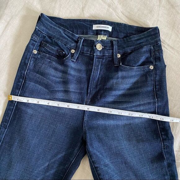 NWOT Good American Ultimate Waist Shaper Good Waist Crop High Rise Skinny Jeans - Picture 10 of 13